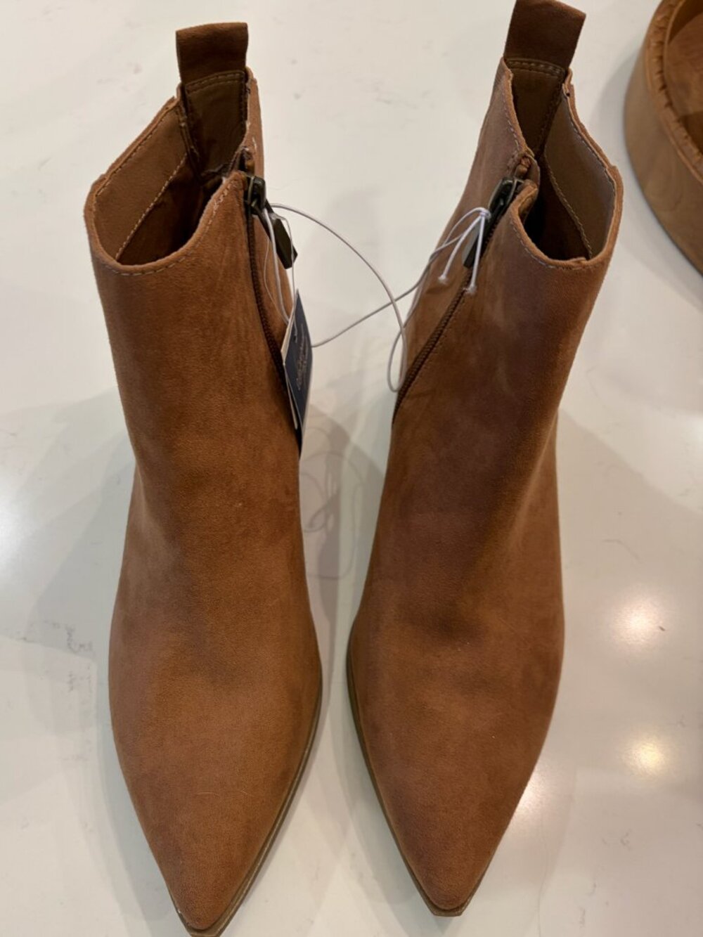 NWT Universal Thread Cognac Pointed Ankle Boots 8.5